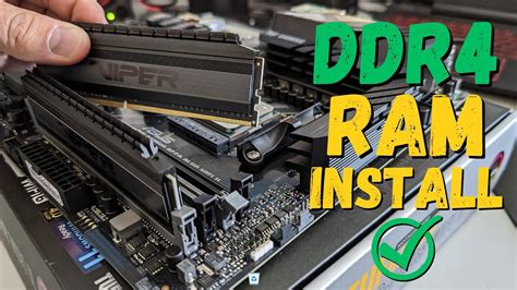 how to install new ram ddr4|How to install DDR4 RAM: A step by step guide .